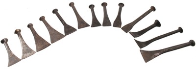 Assorted Makers: Working Set Of Ship Caulking Irons