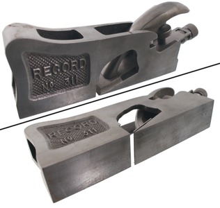 Record Tool Works, Sheffield, England, No. 311: Cast Iron Rabbet Metallic Plane
