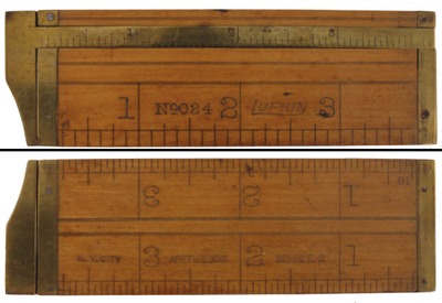 Lufkin Rule Company, Saginaw, Michigan, No. 024: Four Inch Caliper Rule