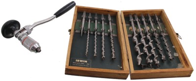 Irwin Auger Bit Company, Wilmington, Ohio, No. AM: Set Of Nine Extra Clean Auger Bits
