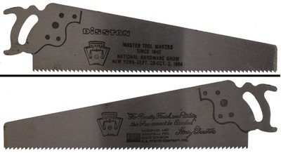 Henry Disston & Sons, Danville, Virginia: Unused Promotional Advertising Saw