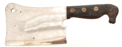 Unmarked: Whimsical Horse Head Handle Cleaver