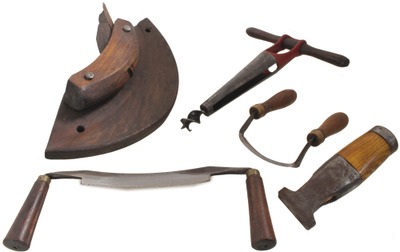 Assorted Makers: Lot Of Clean & Usabl Coopers' Tools