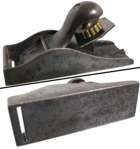 Wm. Marples & Sons, Hibernia Works, Sheffield, England: Rare Bullnose Block Metallic Plane