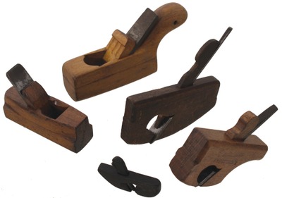 Unmarked: Five Small Size Woodworking Plane