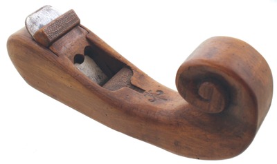 Unmarked: Carved & Decorated Smoothing Plane