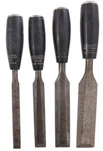 Stanley Rule & Level, No. 40: Four Clean & Usable "Everlasting" Chisel