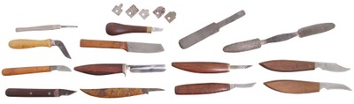 Assorted Makers: Lot Of Assorted Chip Carving Tools