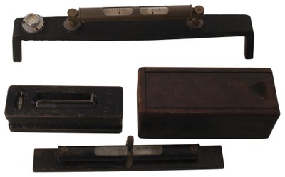 Assorted Makers: Three Iron Body Precision Level