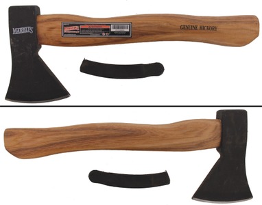 Marble Safety Axe Company, Gladstone, Michigan, No. MR653: Later Type Hickory Hdl. Camp Axe