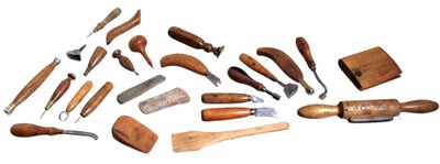 Assorted Makers: Lot Of Assorted Leather Tools