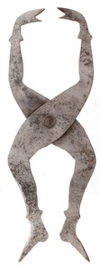 Unmarked: Hand Filed "Lady Leg" Double Caliper