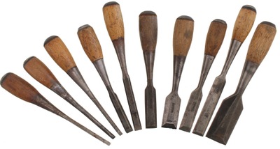 Assorted Makers: Lot Of Ten Asst. "Evrelasting" Chisel
