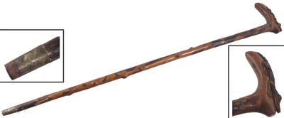 Unmarked: Early Briarwood Walking Stick