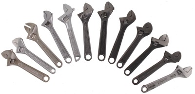 Assorted Makers: Coll. Of 12 6" "Crescent" Wrenches