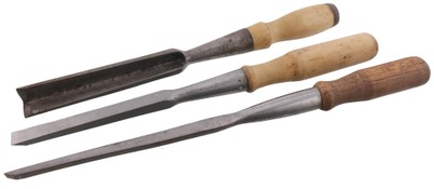 Assorted Makers: Three Timber Framing Socket Chisels