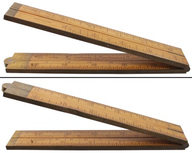 Chapin-Stephens Company, Pine Meadow, Connecticut, No. 84: Two Foot, Four Fold Folding Rule