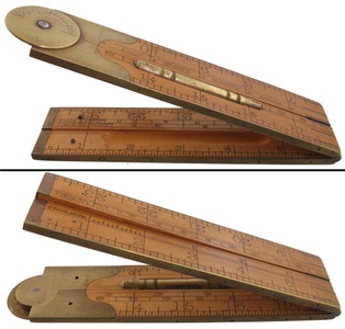 Lufkin Rule Company, Saginaw, Michigan, No. 873 L: Combination Folding Rule
