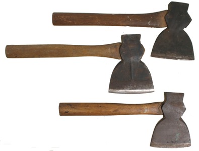 Assorted Makers: Three Clean & Usable Hewing Hatchets
