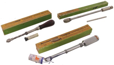 North Brothers Manufacturing Company, Philadelphia, Pennsylvania: Three Original Box "Yankee" Tools