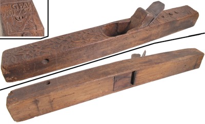 Unmarked: Carved European Jointer Plane
