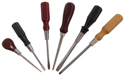 Stanley Rule & Level: Six Extra Clean Stanley Screwdrivers
