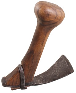 Unmarked: Early Hand Forged Strap Type Adze