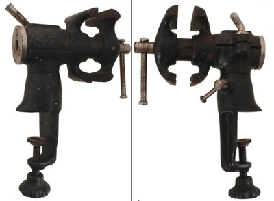 Wisler Western Arms Company, San Francisco, California: Unus. Rotating Dbl. Jaw Bench Vise
