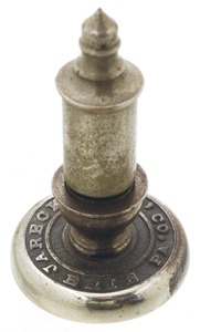 Jarecki Manufacturing Company, Erie, Pennsylvania: Early "Steam Whistle" Paperweight