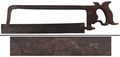 Austin Kelley, Danbury, Connecticut: Early Conn. Mkr. Butcher's Saw