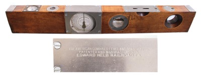 Edward Helb, Railroad, Pennsylvania: Patent Inclinometer Level