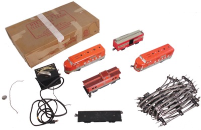 Louis Marx Company, New York, No. 9500: "Diesel Type" Elec. Train Set