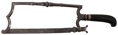 Unmarked: Magnificent 18th C. Armourer's Saw
