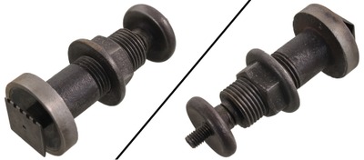 Unmarked: Unus. Cast Iron Bench Stop