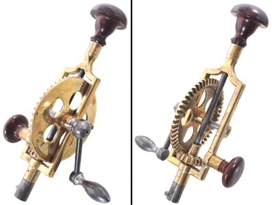 Unmarked: Craftsman Made Brass Body Breast Drill