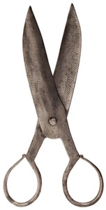 Unmarked: Pair Of File Forged Shear