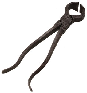 Unmarked: Pair Of Hand Forged Carpenter's Pincers