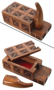 Unmarked: Carved Cormier "Puzzle Box" Plane