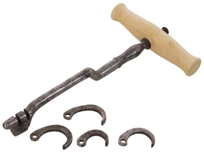 Unmarked: Early Bone Hdl. Tooth "Key"