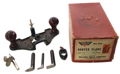 Millers Falls Company, Millers Falls, Massachusetts, No. 67: Open Throat Router Plane
