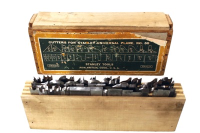 Stanley Rule & Level: Full Set Of No. 55 Cutting Iron