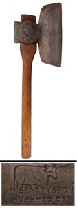 W. Beatty & Son, Chester, Pennsylvania: Extra Clean 11" Blade Broad Axe