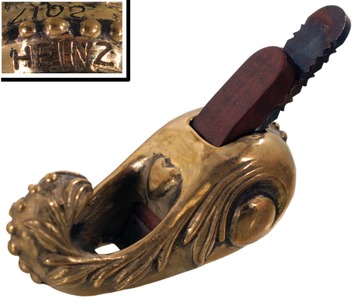 John Heinz, Corvallis, Oregon: Fancy Cast Brass Smoothing Plane