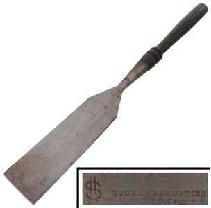 Hubbard & Curtiss Manufacturing Company, Middletown, Connecticut: Extra Clean Bevel Back 4" Width Carpenters Slick