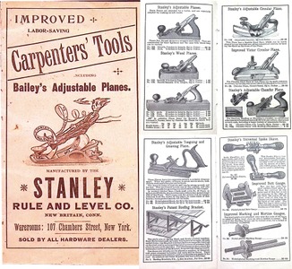 Stanley Rule & Level: Orig. Ca. 1890's "Pocket Catalogue"