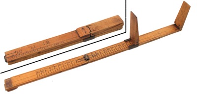 John Gee, New York, New York: Early Shoe Measure Rule