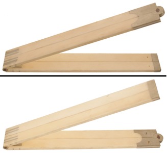 Unmarked: Rare Unfinished Folding Rule