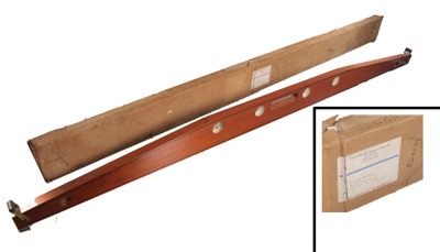 Peerless Level & Tool Company, Sterling, Illinois, No. 900: Unused "Peerless" 6' Mahogany Level