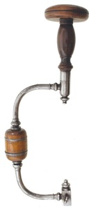 Unmarked: Spectacular Early Screw Lock Bit Brace