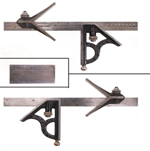 L.S. Starrett, Athol, Massachusetts: Early Patent Combination Square